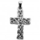 Celtic cross 3 - Silver pendant